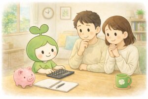 在宅診療の費用について説明するイラスト