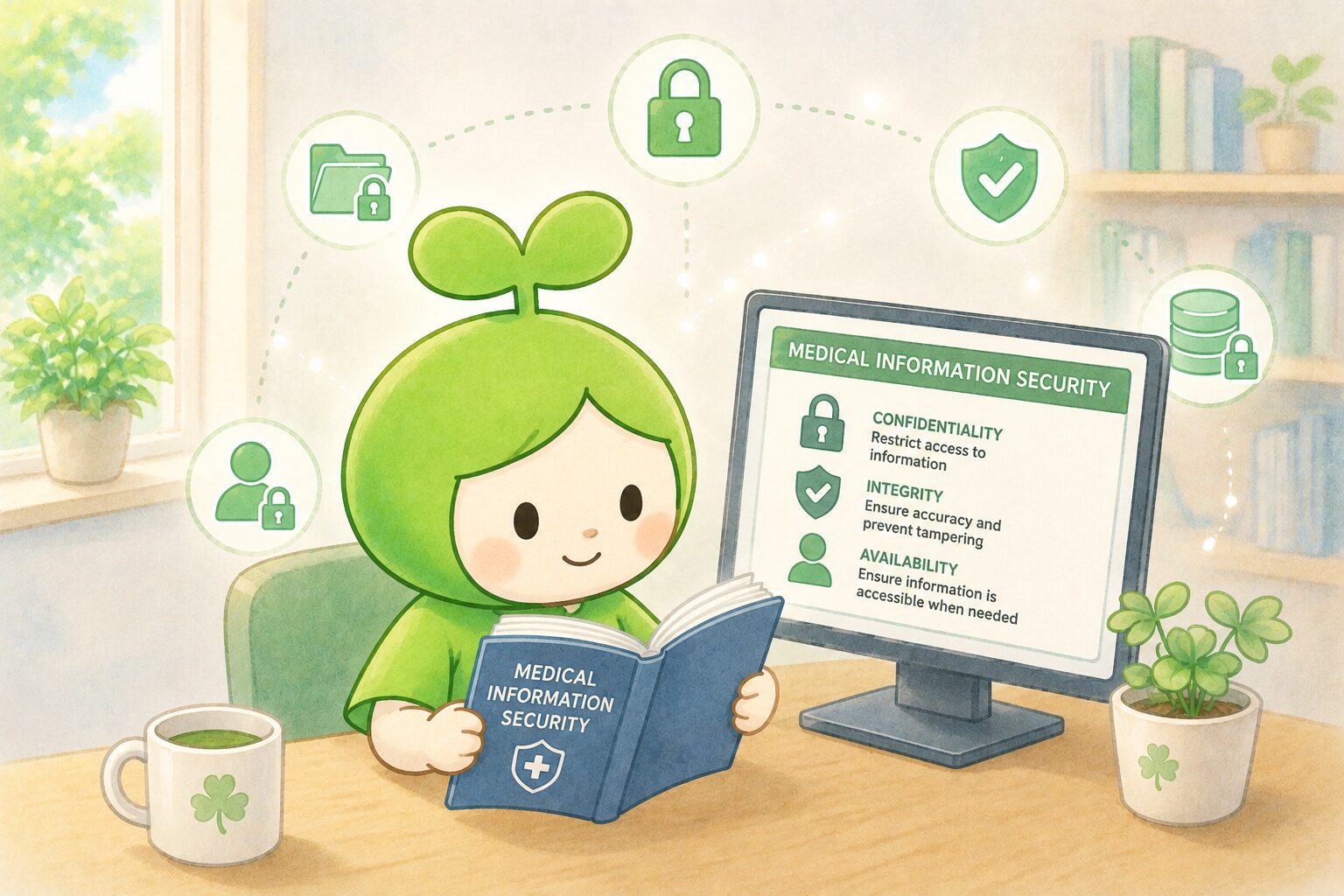 訪問診療クリニックの医療情報セキュリティ対策を学ぶあしたちゃん